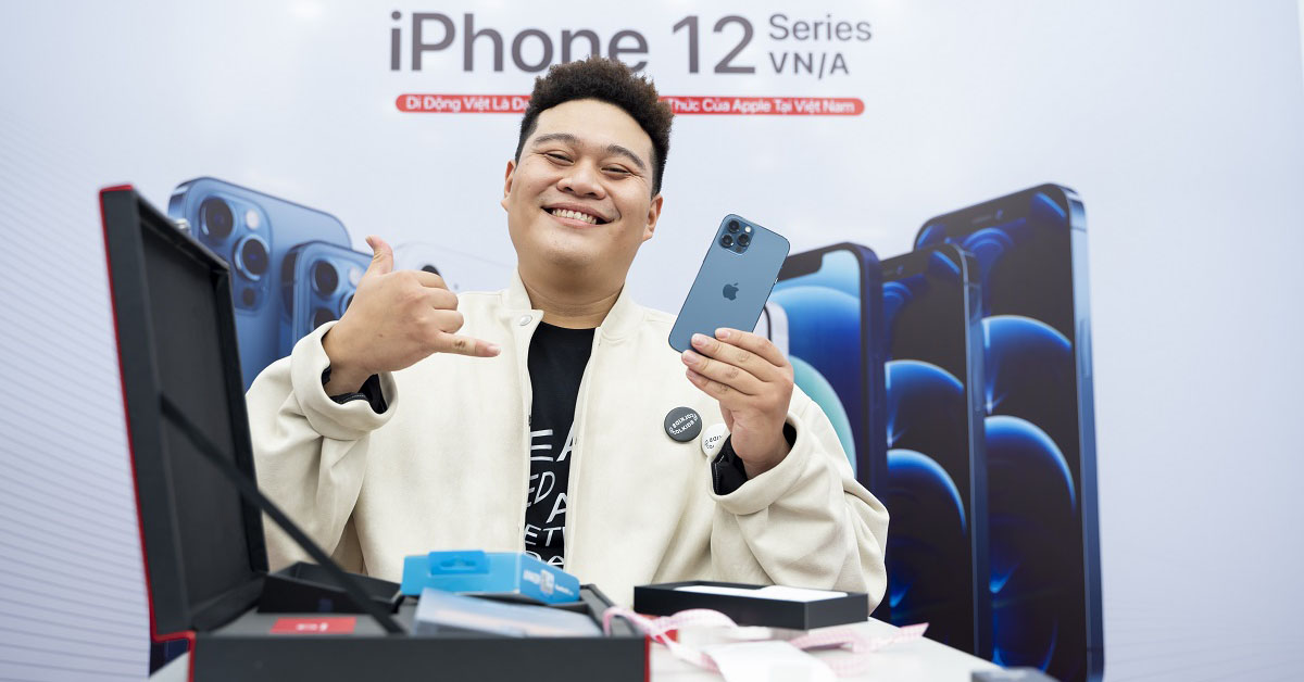 Rapper Yuno BigBoi chọn Di Động Việt để lên đời iPhone 12 Pro Max