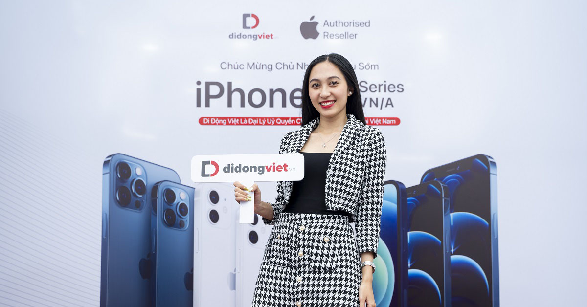Thu Hiền The Face chọn Di Động Việt để lên đời iPhone 12 Pro Max