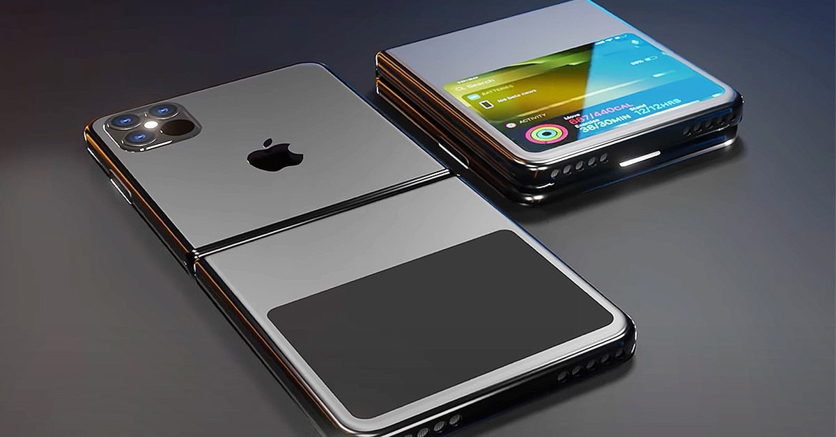 iPhone Flip: Điện thoại nắp gập đầu tiên do Apple sản xuất sẽ trông thế nào?