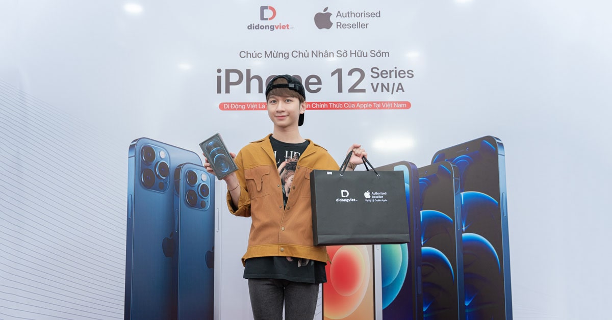 Ca sĩ Đỗ Hoàng Dương tin tưởng chọn mua iPhone 12 Pro Max tại Di Động Việt