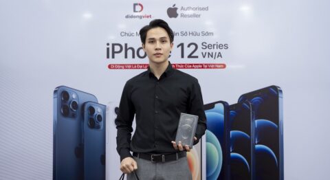 Người mẫu Trần Duy Anh chọn mua iPhone 12 Pro Max tại Di Động Việt