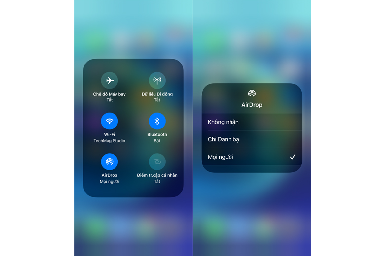 Cách sử dụng AirDrop trên iPhone và Macbook