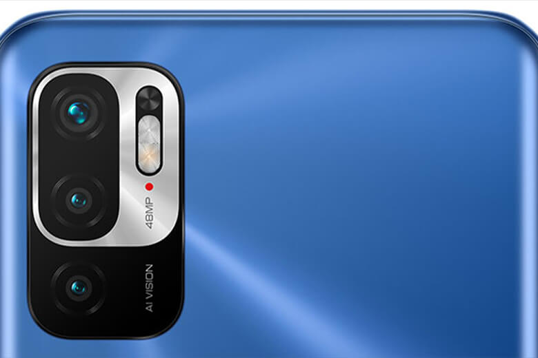 Redmi Note 10 5G có hệ thống ống kính với camera chính 48 megapixel, ống kính macro 2MP và cảm biến độ sâu 2MP