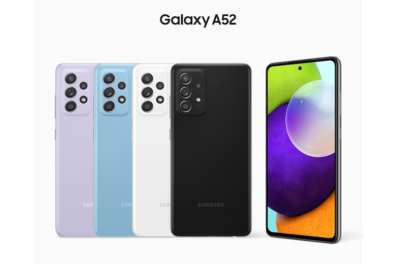Những màu sắc khác nhau vui mắt của dòng Galaxy A52 series