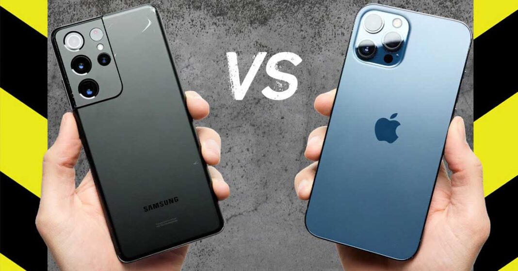 iPhone 12 Pro Max vs Galaxy S21 Ultra