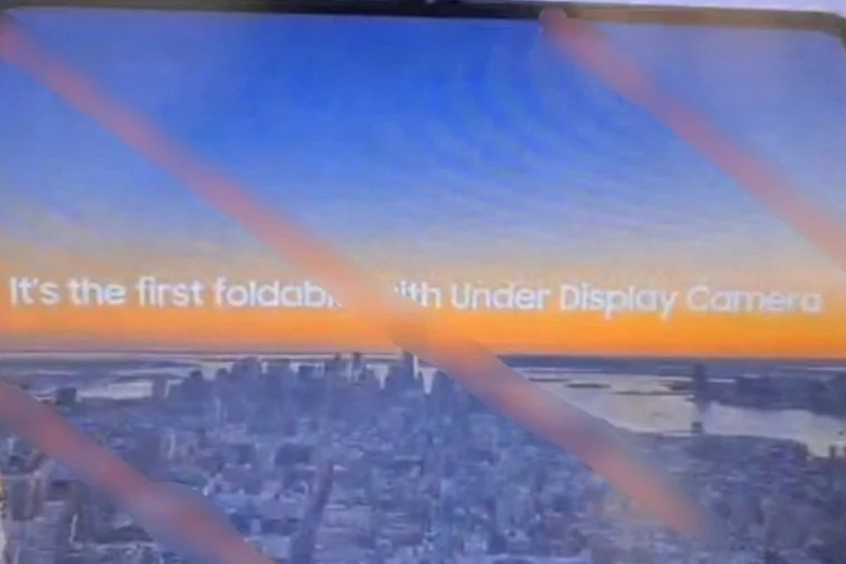 Galaxy Z Fold 3 có camera bên dưới màn hình