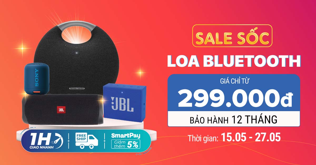 Hotsale Loa Bluetooth giá chỉ từ 299 ngàn. Giao hàng nhanh 1H.