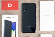Trên tay Galaxy A22: Kiểu dáng thời thượng, có chống rung quang học OIS trên camera 48 MP, pin khủng 5.000 mAh Galaxy A22