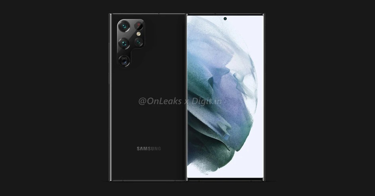 Galaxy S22 Ultra bất ngờ lộ thêm hình ảnh với thiết kế giống hệt một chiếc Galaxy Note với cụm camera độc lạ