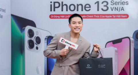 Ca sĩ Anh Tú chọn mua iPhone 13 Pro Max tại Di Động Việt ca sĩ anh tú mua iphone 13 tại di động việt