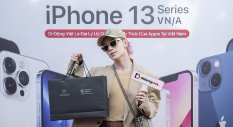 Stylish Kelbin Lei mua iPhone 13 tại Di Động Việt