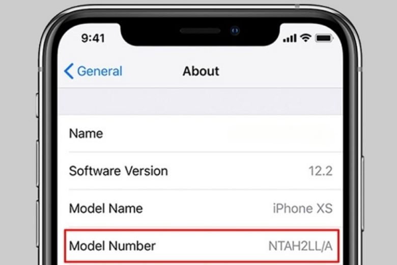 Số máy iPhone bắt đầu bằng chữ N
