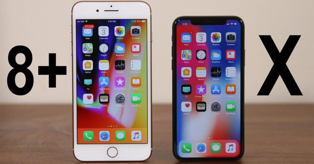 So sánh iPhone 8 Plus 256GB và iPhone X 64GB