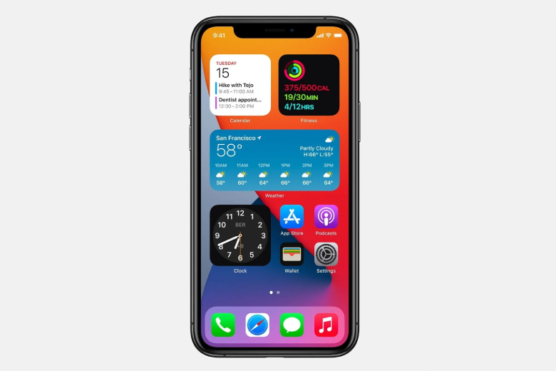 So sánh widgets trên iOS 15 và Android 12