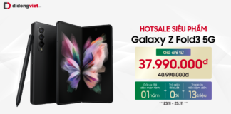 Siêu sale Galaxy Z Fold3 5G