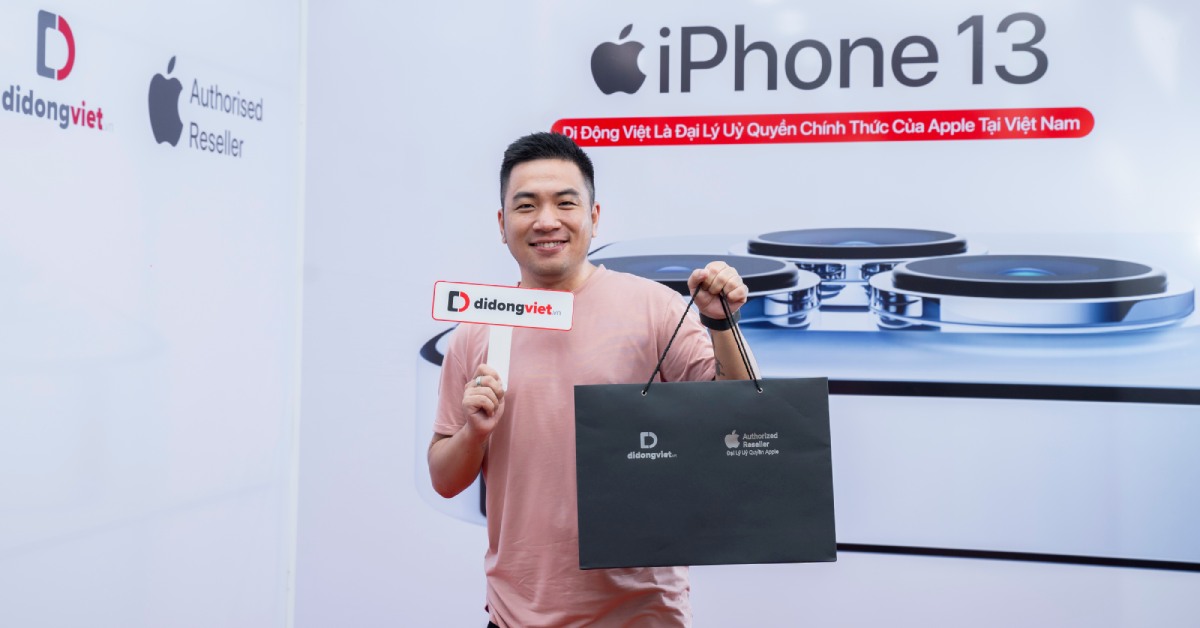 Nhà văn Nguyễn Ngọc Thạch lựa chọn Trade-in thu cũ đổi mới iPhone 13 Pro Max tại Di Động Việt