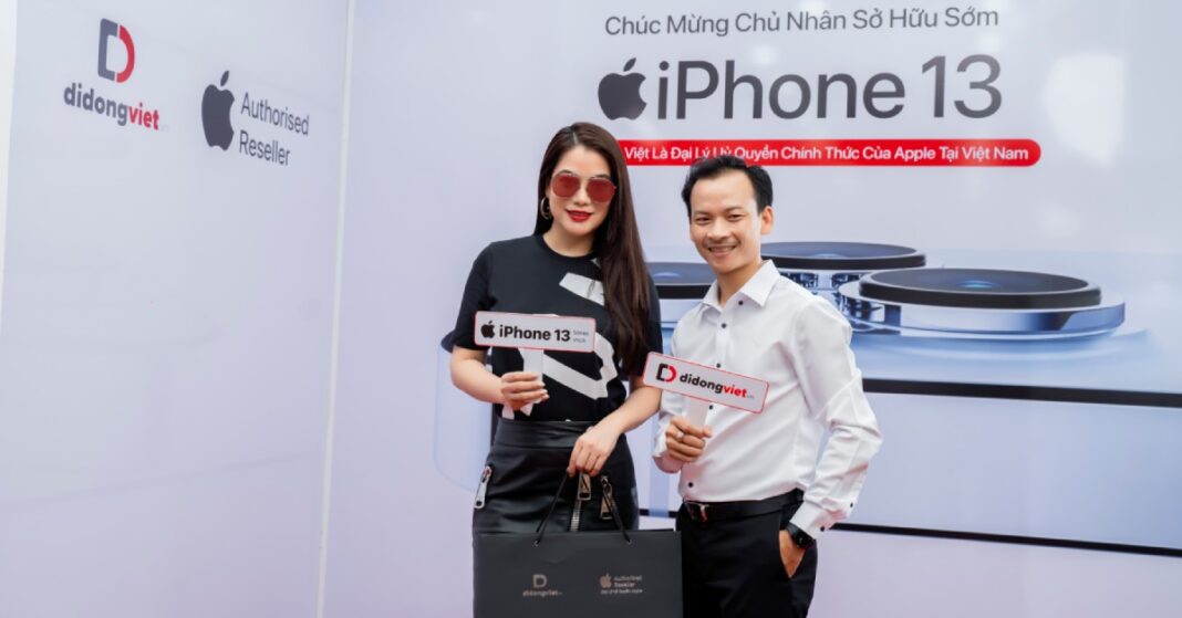 Cảm ơn diễn viên Trương Ngọc Ánh đã chọn Di Động Việt để lên đời iPhone 13 Pro Max