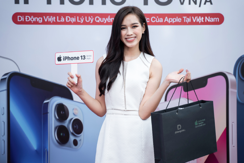 Hoa hậu Đỗ Thị Hà chọn Trade-in thu cũ đổi mới iPhone 13 Pro Max tại Di Động Việt