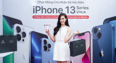 Hoa hậu Đỗ Thị Hà chọn Trade-in thu cũ đổi mới iPhone 13 Pro Max tại Di Động Việt