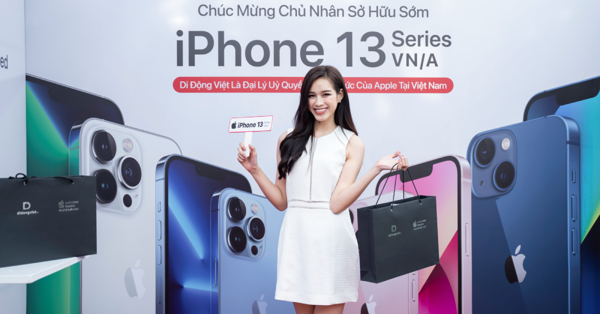 Hoa hậu Đỗ Thị Hà chọn Trade-in thu cũ đổi mới iPhone 13 Pro Max tại Di Động Việt