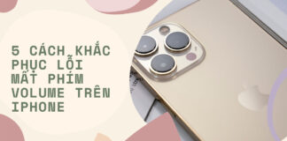 Khắc phục mất phím volume trên iPhone