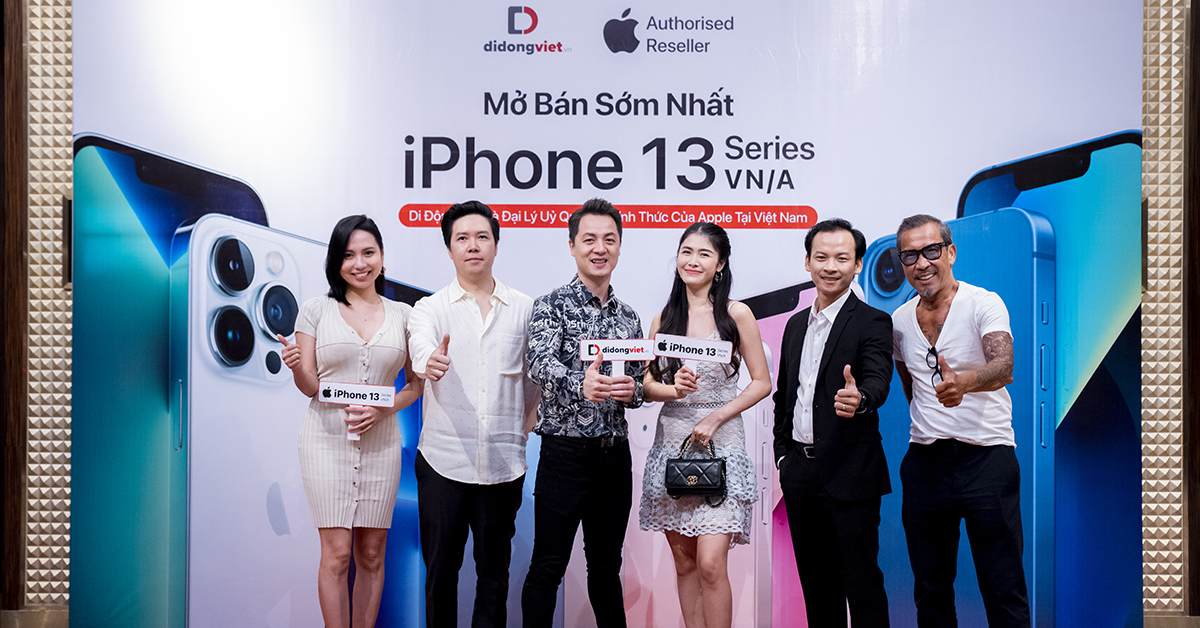 Điều gì khiến Diva Mỹ Linh, hoa hậu Tiểu Vy… cùng hơn 200 sao Việt đình đám sắm iPhone 13 tại Di Động Việt?