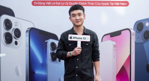 Nhà văn Hà Thanh Phúc hào hứng tham gia Trade-in thu cũ đổi mới iPhone 13 Pro Max tại Di Động Việt Nhà văn Hà Thanh Phúc hào hứng tham gia Trade-in thu cũ đổi mới iPhone 13 Pro Max tại Di Động Việt