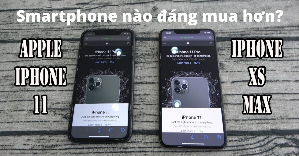 So Sánh Iphone Xs Max Và Iphone 11: Nên Chọn Mua Máy Nào?