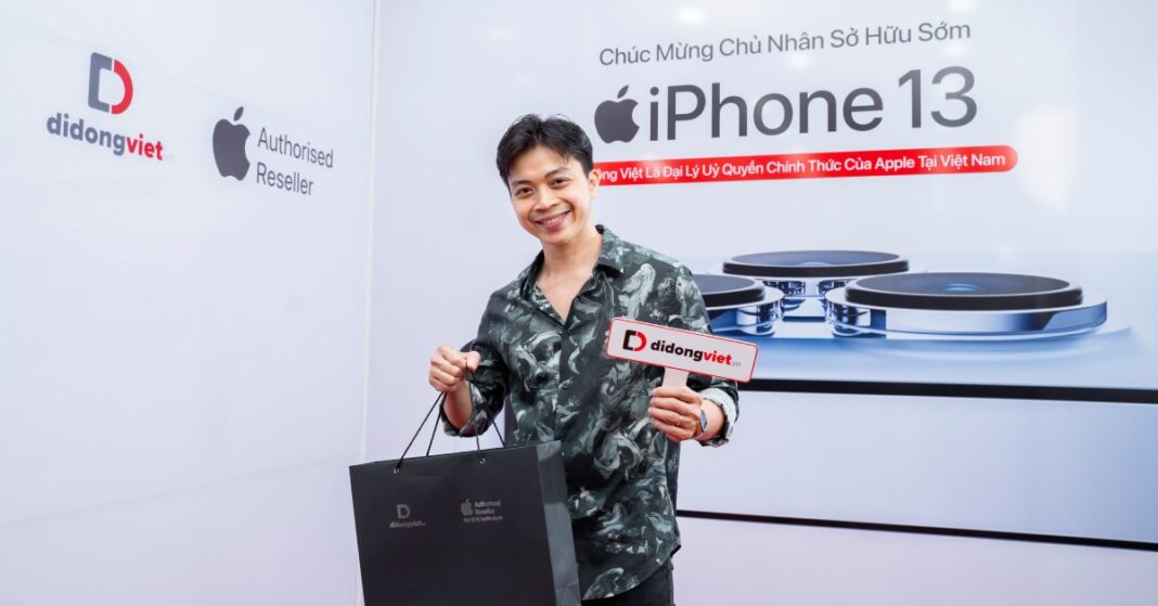 Ca sĩ Lân Nhã chọn mua iPhone 13 Pro Max tại Di Động Việt