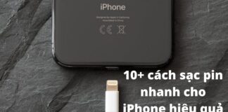 Cách sạc pin nhanh cho iPhone