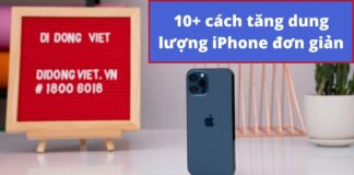 Cách tăng dung lượng iPhone