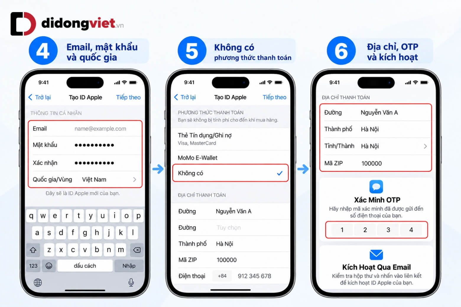 Hướng dẫn cách tạo iCloud cho iPhone nhanh chóng và an toàn 21 Cách tạo iCloud cho iPhone chọn phương thức thanh toán