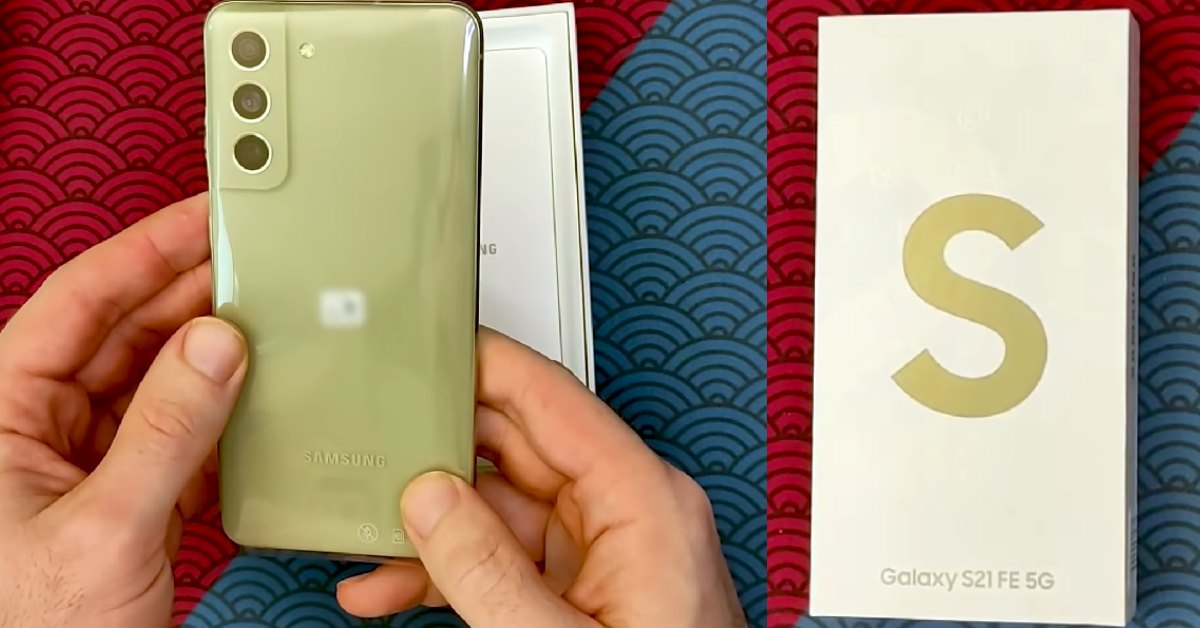 Trên tay nhanh Galaxy S21 FE qua video đập hộp rò rỉ: Màu Olive mới cực lạ mắt