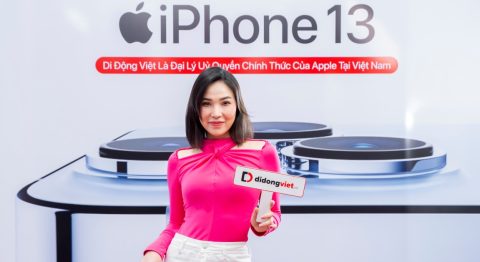 Diễn viên Quỳnh Thư sắm iPhone 13 Pro Max tại Di Động Việt