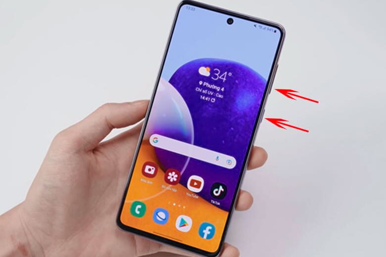 cách chụp màn hình samsung