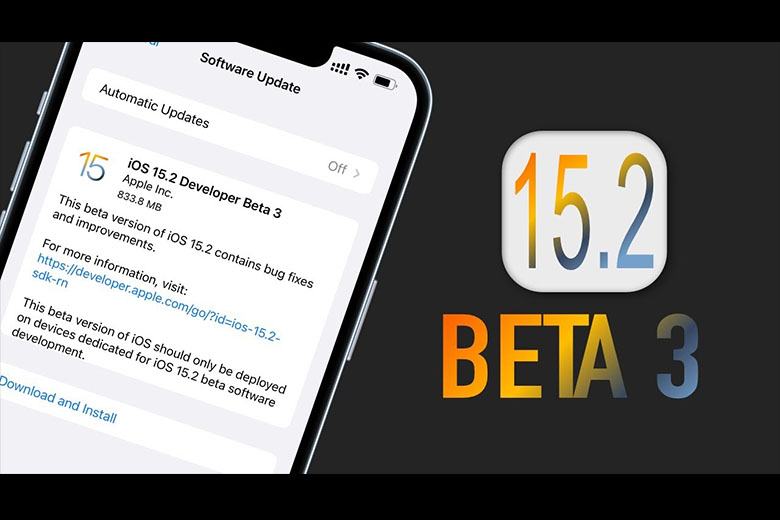 ios 15.2 beta 3