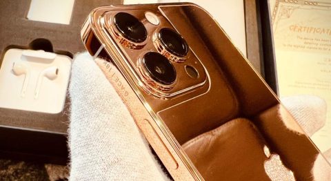 iPhone 13 Pro Max bản mạ vàng và kim cương hơn 130 triệu đồng tại Di Động Việt