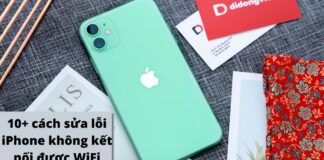 iPhone không kết nối được WiFi