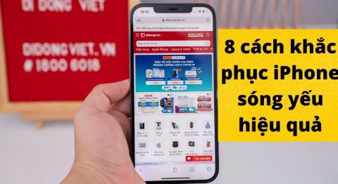 iPhone sóng yếu