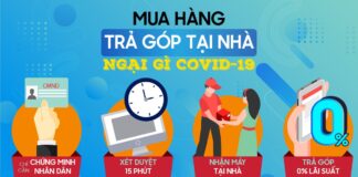 Trả góp online tiện lợi ngay tại nhà cùng Di Động Việt