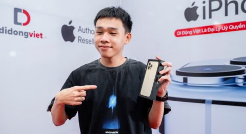 Rapper Mai Ngô lên đời iPhone 13 Pro Max màu Gold tại Di Động Việt