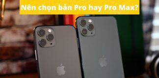 So sánh iPhone 11 Pro và iPhone 11 Pro Max