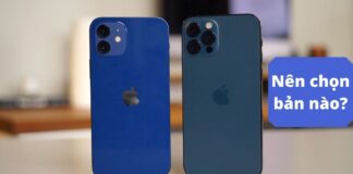 So sánh iPhone 12 và iPhone 12 Pro