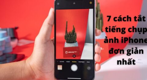 Tắt tiếng chụp ảnh iPhone