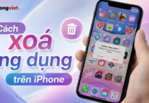 Hướng dẫn xóa ứng dụng trên iPhone đúng cách để giải phóng bộ nhớ