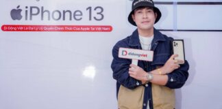 Ca sĩ Thanh Hưng ghé Di Động Việt để lên đời iPhone 13 Pro Max
