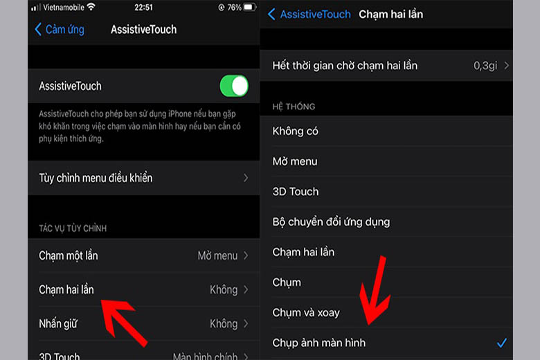 Cách chụp màn hình iPhone