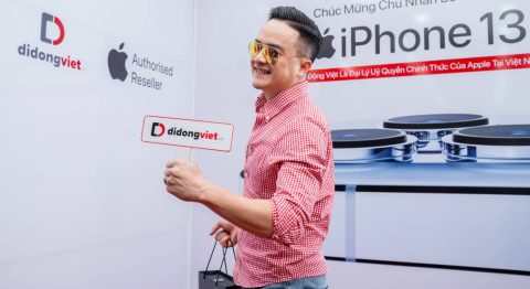 Hơn 5 năm là khách hàng thân thiết, Cao Thái Sơn tiếp tục chọn Di Động Việt để lên đời iPhone 13 Pro Max