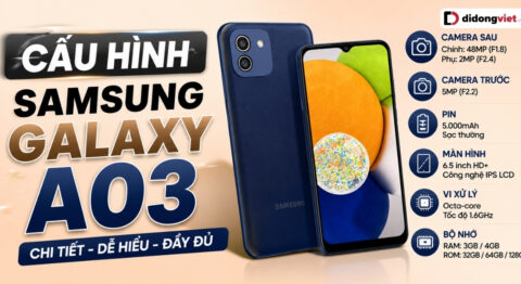 cấu hình samsung a03