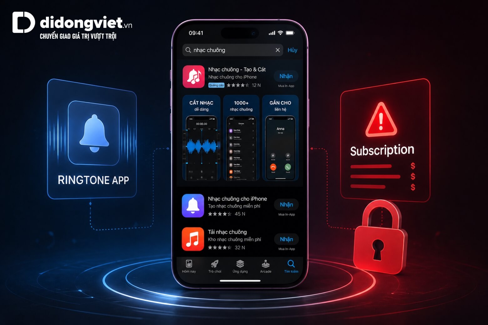 Cách tải và cài đặt nhạc chuông cho iPhone miễn phí không cần máy tính 9 tải nhạc chuông cho iPhone miễn phí tránh ứng dụng thu phí ẩn